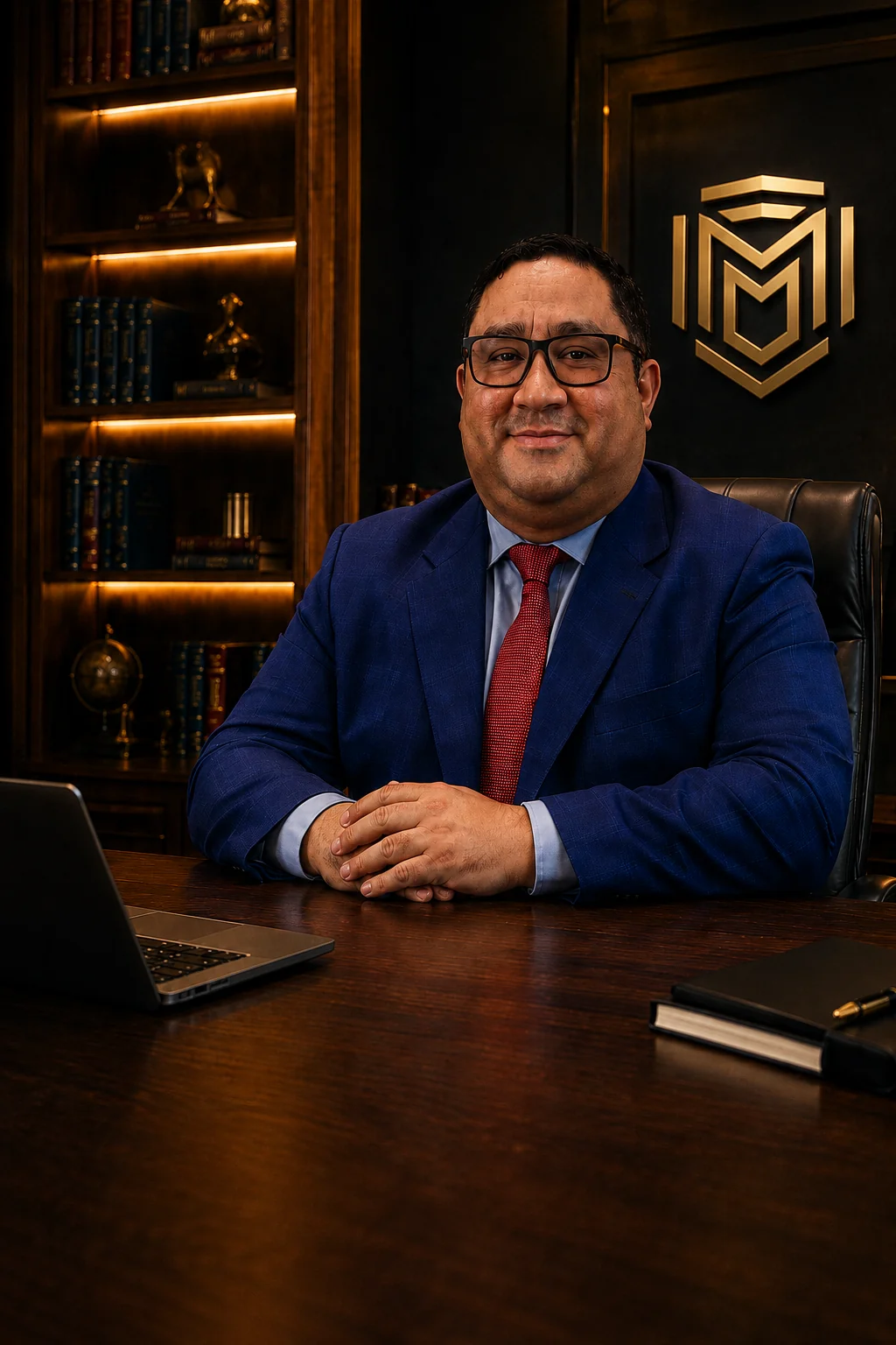 Pablo Maciel, advogado OAB/RR 861, em seu escritório